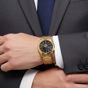 NWT Authentic Seiko 5 Automatic Black Dial Men's Watch